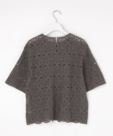 自由区 エンブロイダリー ニット