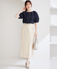 ANY SIS 【洗える】ソフトグリッターペンシル スカート