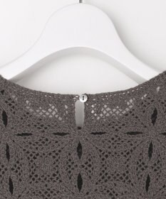 自由区 エンブロイダリー ニット