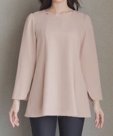 Tiaclasse スカラップ襟チュニック