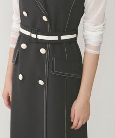 GRACE CONTINENTAL アシンメトリーカラーワンピース