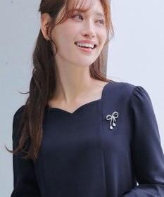 Tiaclasse スカラップ襟チュニック