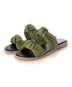 MODE ET JACOMO <carino>プリーツスポンジサンダル