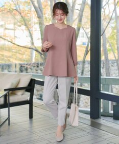 Tiaclasse スカラップ襟チュニック