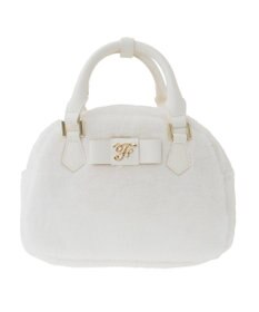 Maison de FLEUR 【限定カラーあり】フェイクファーラウンドバッグ