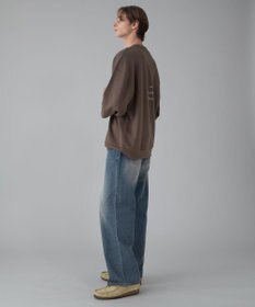 WEGO 【ユニセックス着用ITEM/2点SET/MLサイズ展開】アクセ付きフォトグラフィックプルオーバー