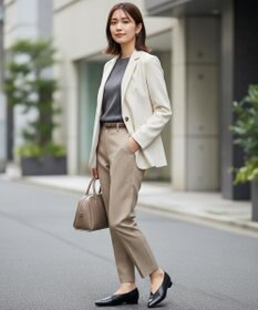 Pointer 日本製 本革 生活防水機能付きVカットパンプス