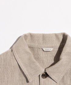 LENO FRENCH WORK HEVY LINEN COVER ALL《UNISEX》 カバーオールリネンジャケット