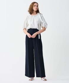 uncrave ライトプルーフナイロン オフショルブラウス