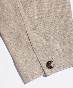 LENO FRENCH WORK HEVY LINEN COVER ALL《UNISEX》 カバーオールリネンジャケット