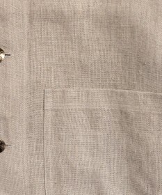 LENO FRENCH WORK HEVY LINEN COVER ALL《UNISEX》 カバーオールリネンジャケット