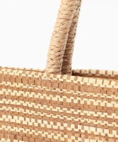 J.PRESS LADIES 【WEB限定・A4サイズ収納可】 マダガスカルラフィア トート バッグ