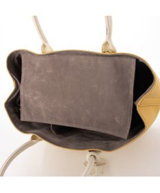 UNBILLION cachecache ショルダー付きパーテーション合成皮革トートL