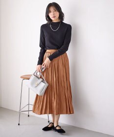 ANY 【ウエストゴム】チンツギャザースカート