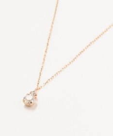 Phoebe 【K10】ジュエルラックネックレス　ホワイトトパーズ/4月誕生石/天然石/全長:40cm