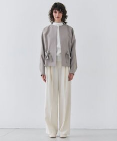 BEIGE， 【洗える・VERY3月号掲載】PORDIC / ノーカラードルマンジャケット