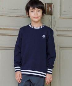 J.PRESS KIDS 【140-170cm】BICOLOR LINE COMBI トレーナー