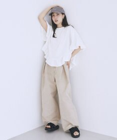 earth music&ecology タックバルーンデニム