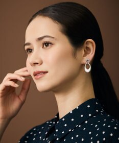 自由区 【SHIHOさん着用】ソフトドロップ イヤリング
