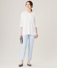 自由区 L 【カタログ掲載・洗える】リヨセルコットンツイル ブラウス