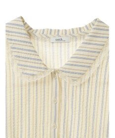 earth music&ecology ミニパフショートスリーブブラウス