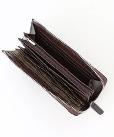J.PRESS MEN 【MORPHO×J.PRESS】オーセンティックレジメンタル ハニーセル長財布(Ｌ字ラウンドファスナー)