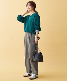 ANY 【8色展開】Vネックデイリーニット