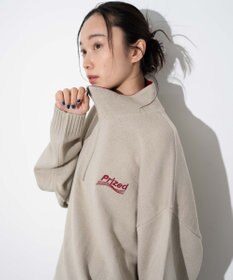 WEGO 【ユニセックス着用ITEM】ワンポイントハーフジッププルオーバー