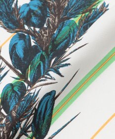 23区 manipri コラージュボタニカルフラワー シルク スカーフ