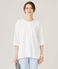 自由区 L 【カタログ掲載・洗える】リヨセルコットンツイル ブラウス