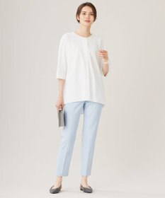 自由区 L 【カタログ掲載・洗える】リヨセルコットンツイル ブラウス