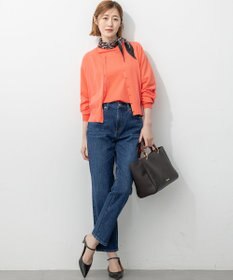 23区 S 【洗える/吊り干しOK】ヴィスコースストレッチ Vネック ニットカーディガン