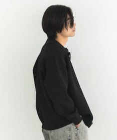 CRAFT STANDARD BOUTIQUE 柄編みニットシャツカーディガン