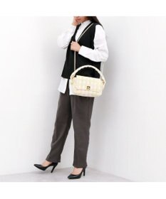 UNBILLION カシュカシュ cachecache / ツイード2wayハンドルフラップショルダー