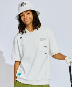 PW CIRCULUS 【GOLF OUT掲載アイテム】【MEN】ワッフルポロ ゴルフ