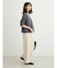 Green Parks ワッフル布帛ドッキングプルオーバー２