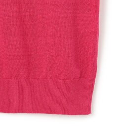 23区 【洗える】ピュアリネンハイゲージ ノースリーブ ニット