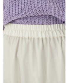 earth music&ecology ティアードチュールスカート