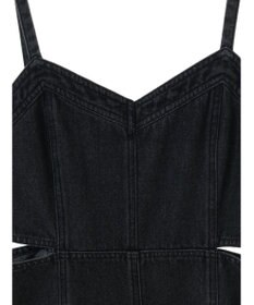 earth music&ecology サイドカットデニムキャミワンピース