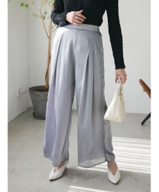 naptime タックワイドパンツ　ダークグリーン　Nissy Nissy タックワイドパンツ ダークグリーン