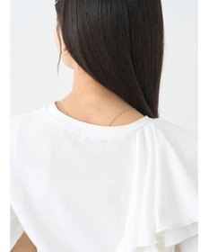 earth music&ecology アシメフリルプルオーバー