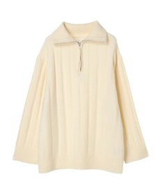 Green Parks ・Ｐｅｔｉｔ　Ｆｌｅｕｒ　ハーフＺＩＰニット