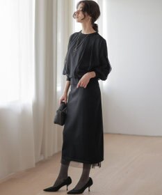 組曲 S 【WEB限定】チュールニット×リバーシブルスカート セット