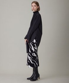 ICB 【洗える】アニマルジャガード  ニットスカート