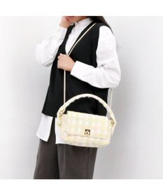 UNBILLION カシュカシュ cachecache / ツイード2wayハンドルフラップショルダー