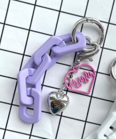 WEGO ハートチェーンキーホルダー