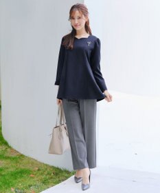 Tiaclasse スカラップ襟チュニック