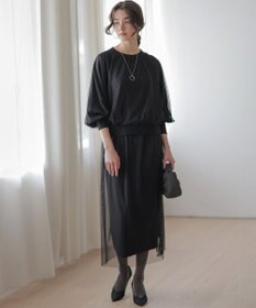 組曲 S 【WEB限定】チュールニット×リバーシブルスカート セット