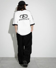 WEGO 【ユニセックス着用ITEM/MLサイズ展開】バックロゴラインリンガーT