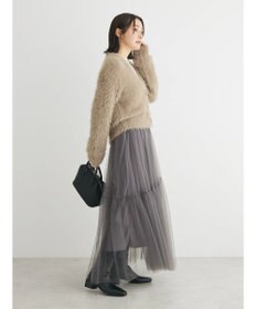 Green Parks ・Ｐｅｔｉｔ　Ｆｌｅｕｒ　シャギーニットカーディガン